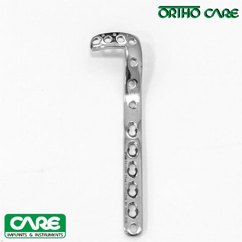 Пластина гомілкова проксимальна з кутовою стабільністю під гвинти Ø 3,5 мм ІІ типу з низьким вигином - ліва